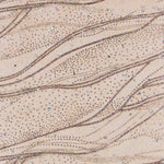 Organza Paillettes Marron - Ribes y Casals