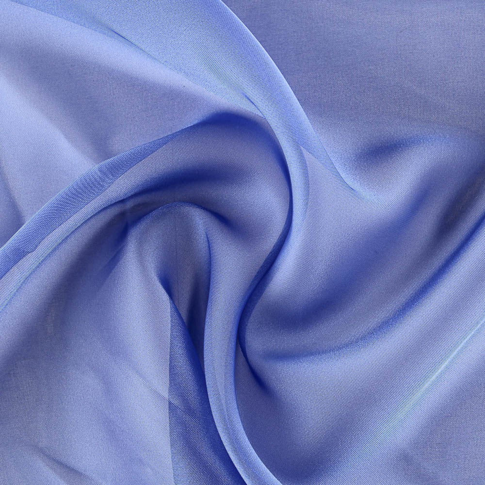 Organza Satinée Bleu Soutenu - Ribes y Casals