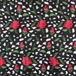 Tissu Otoman Ajouré Noir - Ribes y Casals