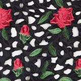 Tissu Otoman Ajouré Noir - Ribes y Casals