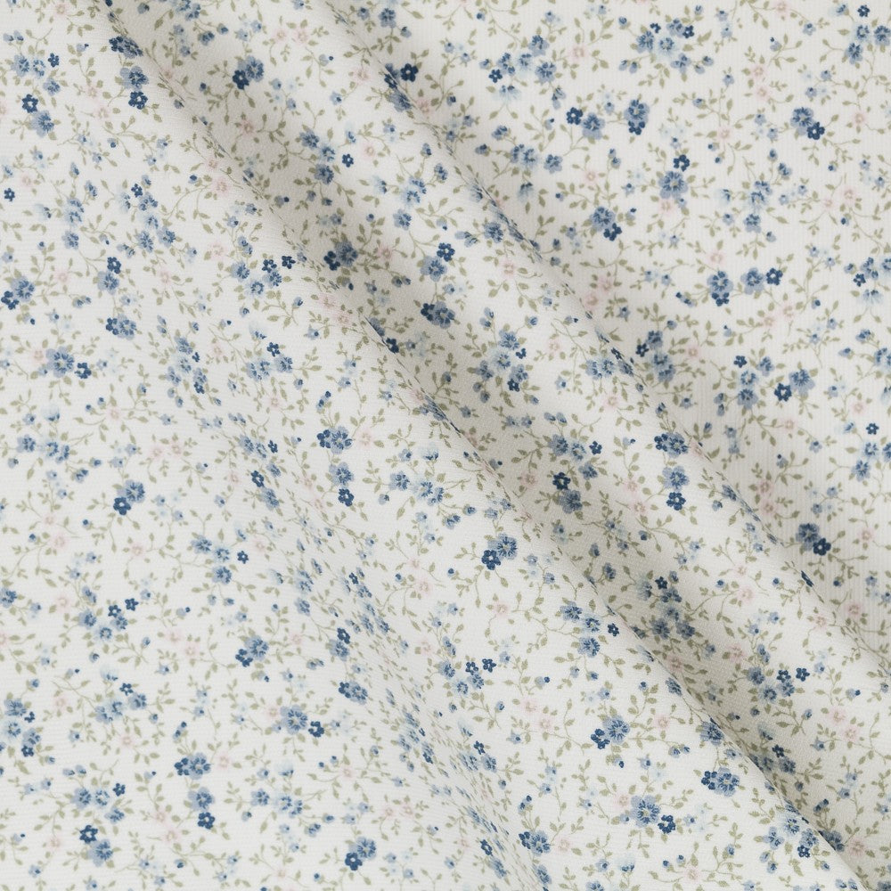 Tissu Velours Coton Liberty Bleu - Ribes y Casals