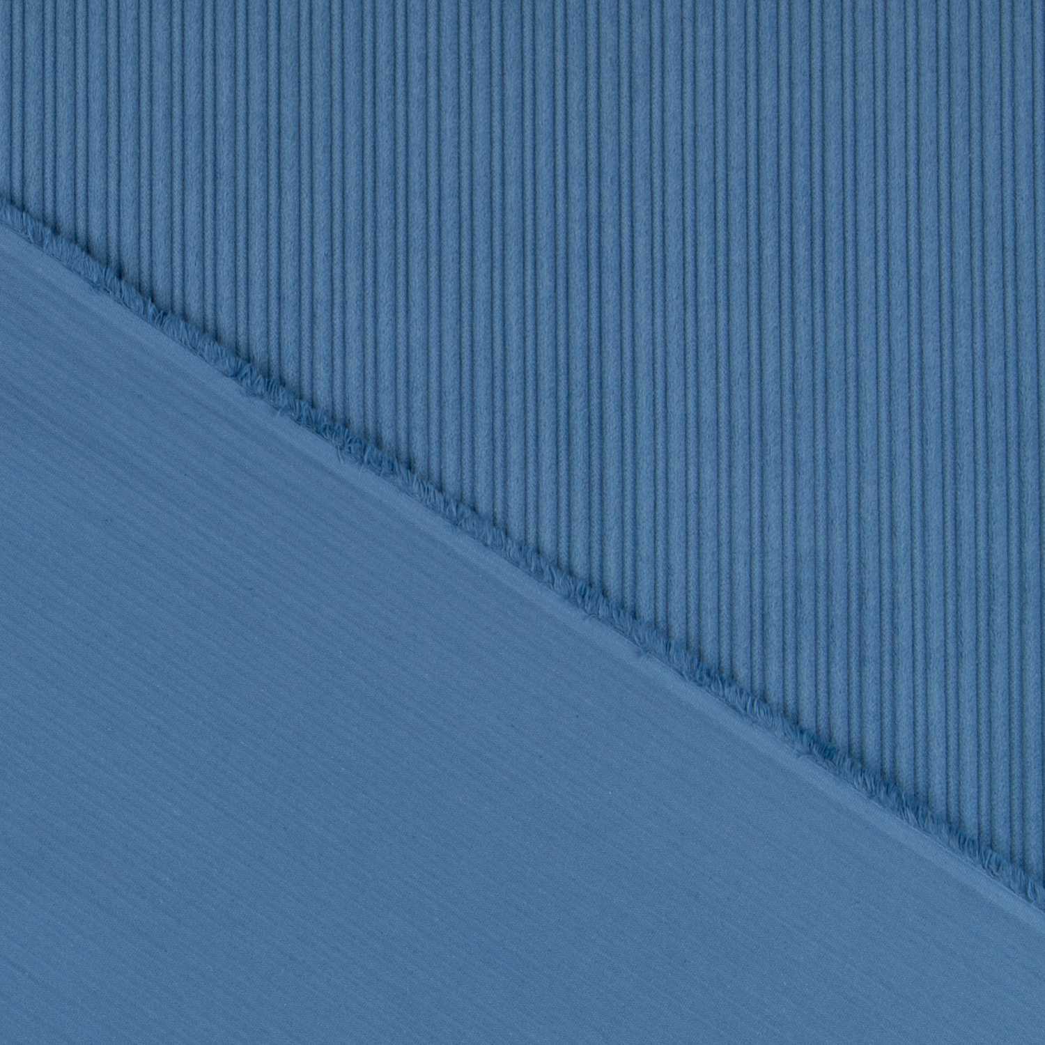 Velours Grosses Côtes Bleu - Ribes y Casals