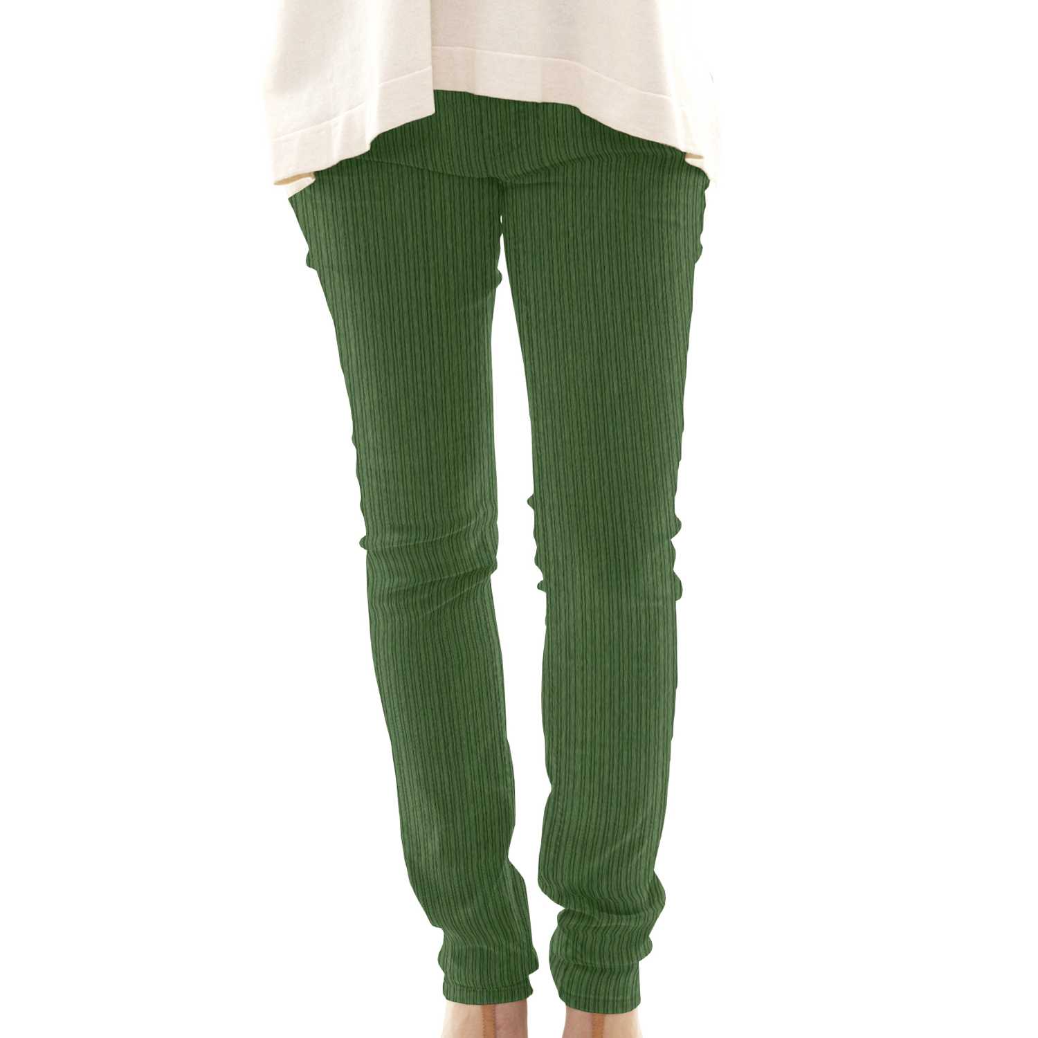 Velours Grosses Côtes Vert - Ribes y Casals