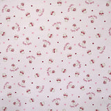 Tissu Piqué Imprimé Oursons Rose Bebé - Ribes y Casals