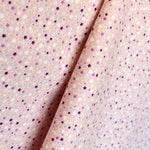Tissu Piqué Étoiles Fond Rose - Ribes y Casals