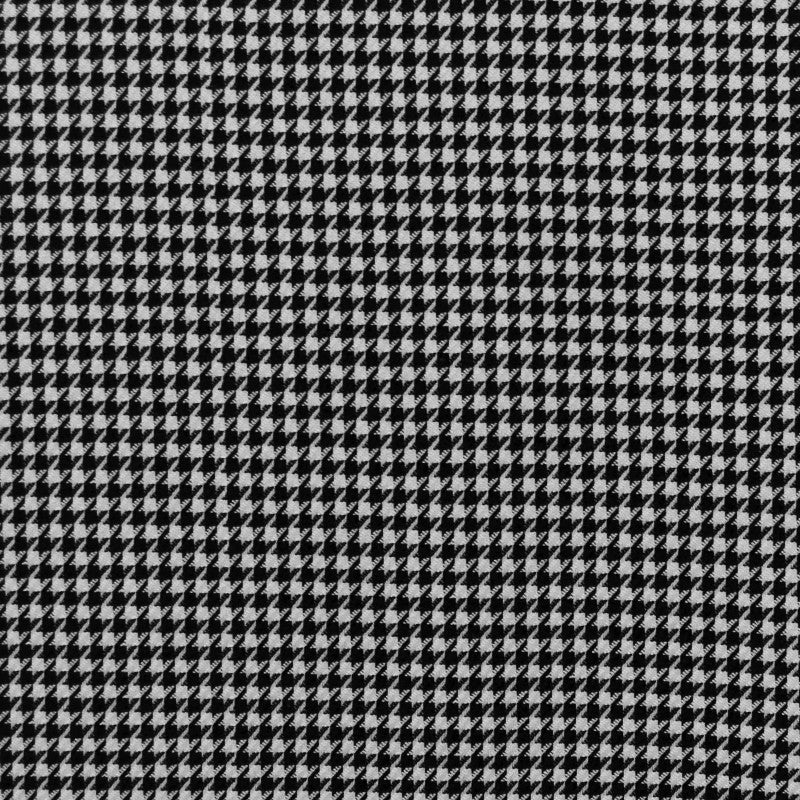 Tissu Pied de Poule Blanc Noir - Ribes y Casals