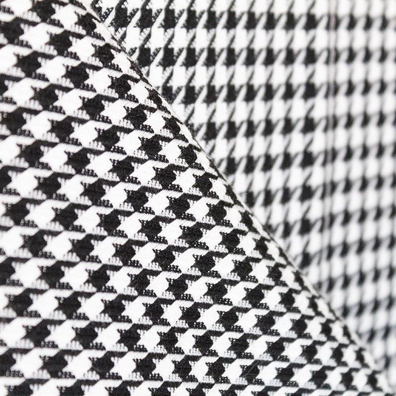 Tissu Pied de Poule Mini Noir - Ribes y Casals
