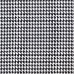 Tissu Pied de Poule Mini Noir - Ribes y Casals