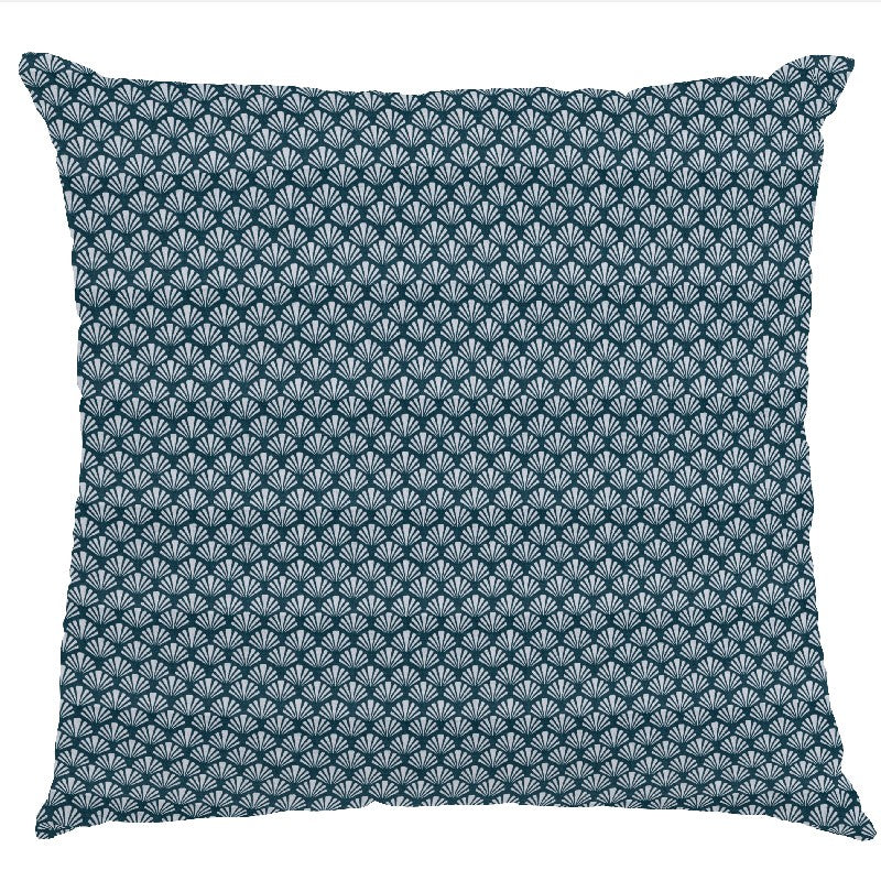 Tissu Patchwork Éventails Petrole - Ribes y Casals