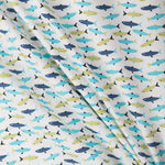 Tissu Patchwork Aquarium Bleu Vert - Ribes y Casals