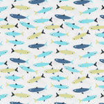 Tissu Patchwork Aquarium Bleu Vert - Ribes y Casals