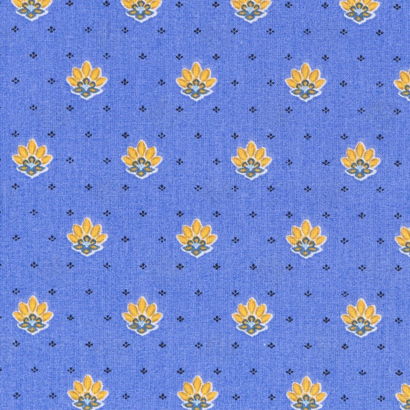 Tissu Patchwork Beaucaire Bleu - Ribes y Casals