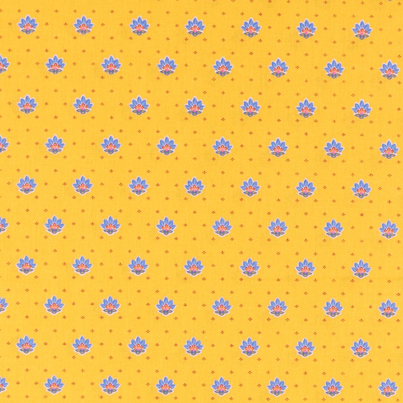 Tissu Patchwork Beaucaire Moutarde - Ribes y Casals