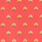 Tissu Patchwork Beaucaire Rouge - Ribes y Casals