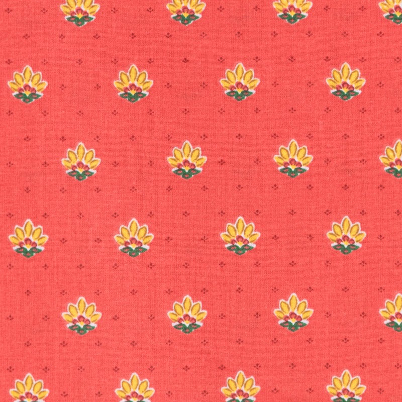 Tissu Patchwork Beaucaire Rouge - Ribes y Casals