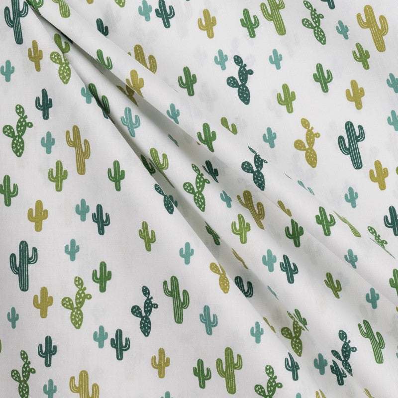 Tissu Patchwork Cactus Vert - Ribes y Casals