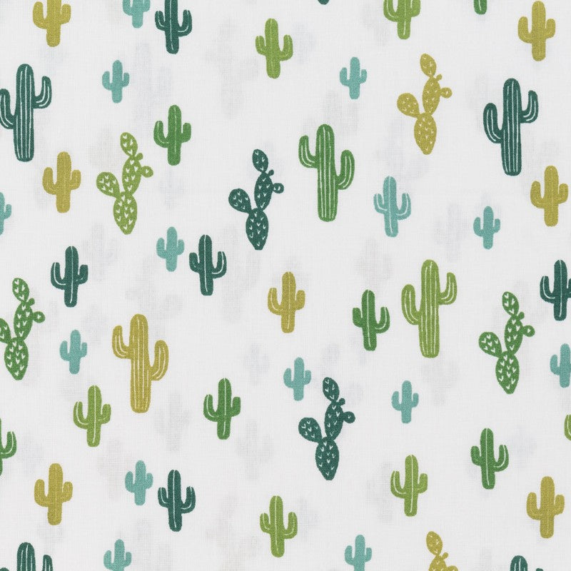 Tissu Patchwork Cactus Vert - Ribes y Casals