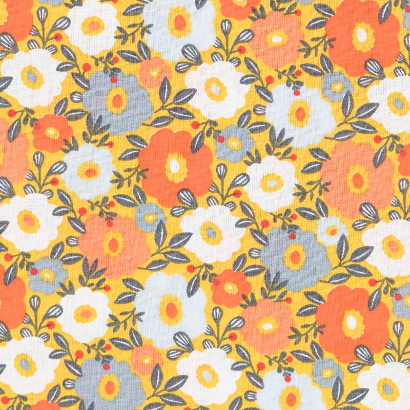 Tissu Patchwork Camille Ocre - Ribes y Casals
