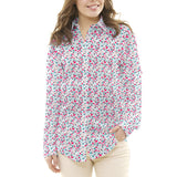 Tissu Patchwork Cercles Fuchsia - Ribes y Casals