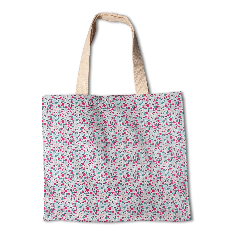 Tissu Patchwork Cercles Fuchsia - Ribes y Casals