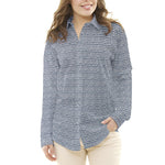 Tissu Patchwork Tirets Bleu - Ribes y Casals