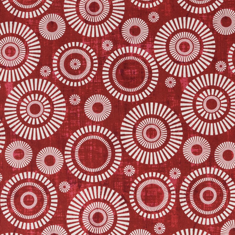 Tissu Patchwork Spheres Blanches - Ribes y Casals