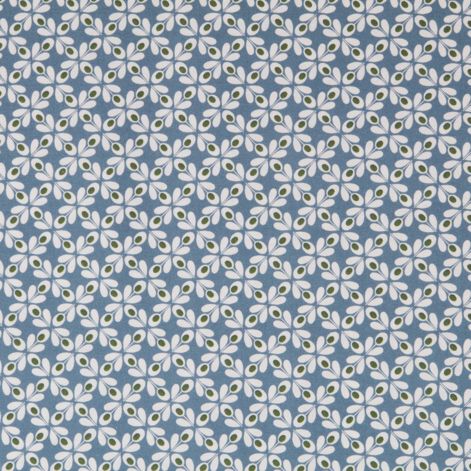 Tissu Patchwork Fleur Bleu Gris - Ribes y Casals