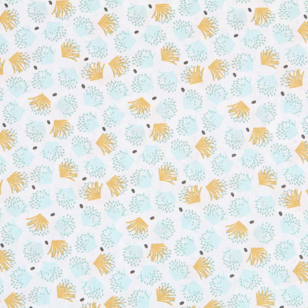 Tissu Patchwork Galix Vert Eau - Ribes y Casals