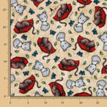 Tissu Patchwork Gorjuss Chatons Beige - Ribes y Casals