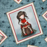 Tissu Patchwork Gorjuss My Story Aquamarine - Ribes y Casals