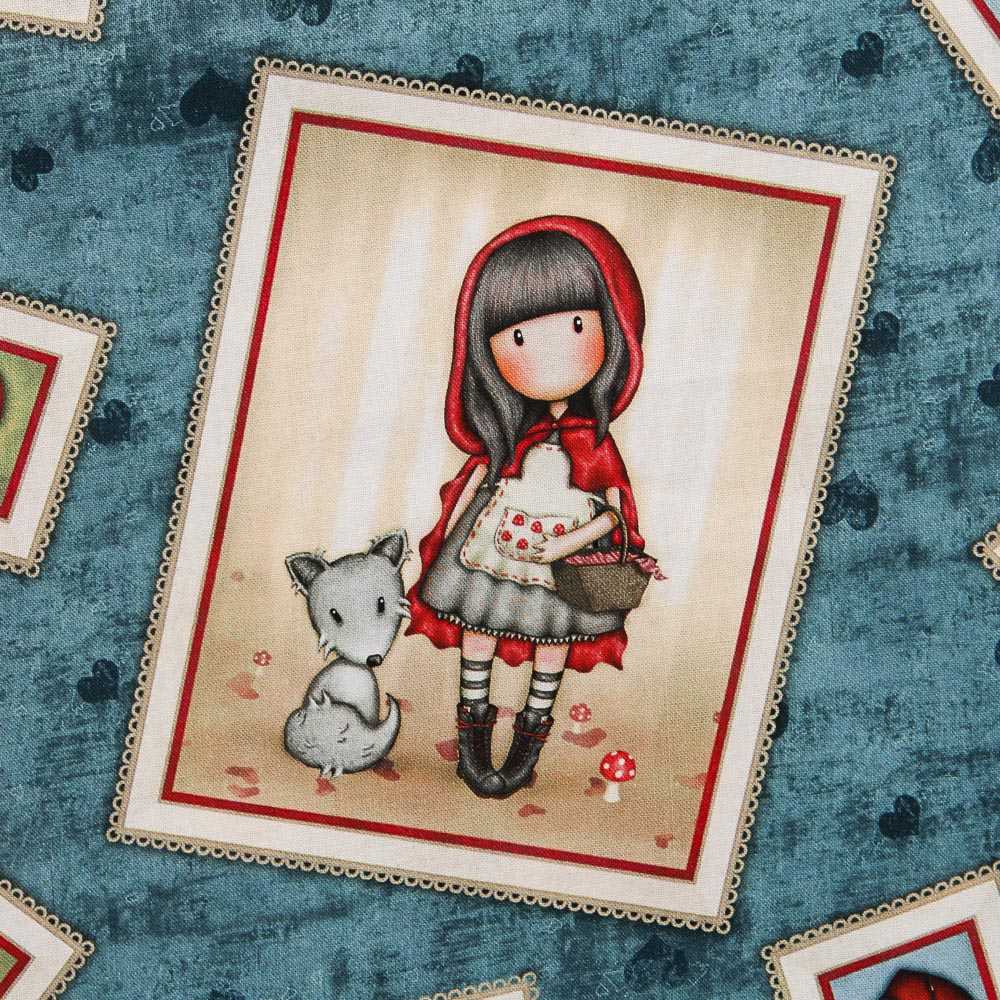 Tissu Patchwork Gorjuss My Story Aquamarine - Ribes y Casals