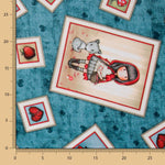 Tissu Patchwork Gorjuss My Story Aquamarine - Ribes y Casals