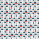 Tissu Patchwork Gouttes Brique Bleu - Ribes y Casals