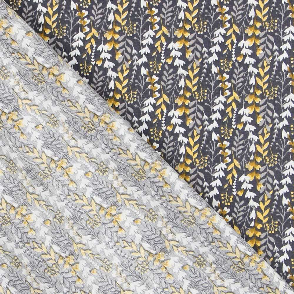 Tissu Patchwork Jungle Gris - Ribes y Casals