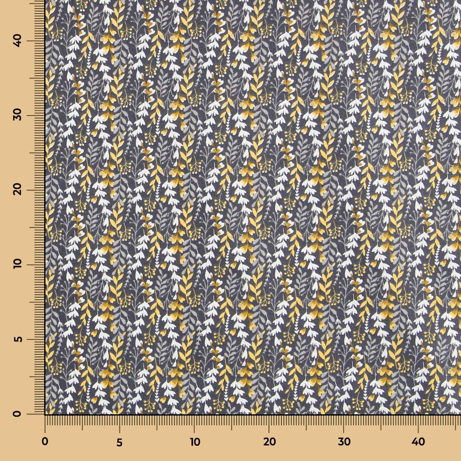 Tissu Patchwork Jungle Gris - Ribes y Casals