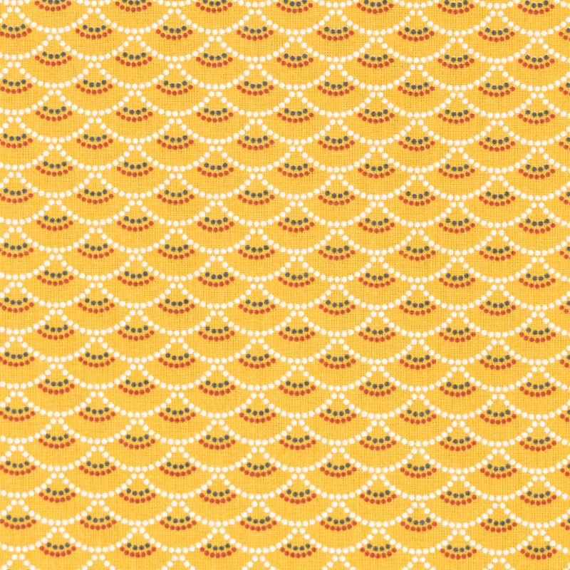 Tissu Patchwork Koi Ocre - Ribes y Casals