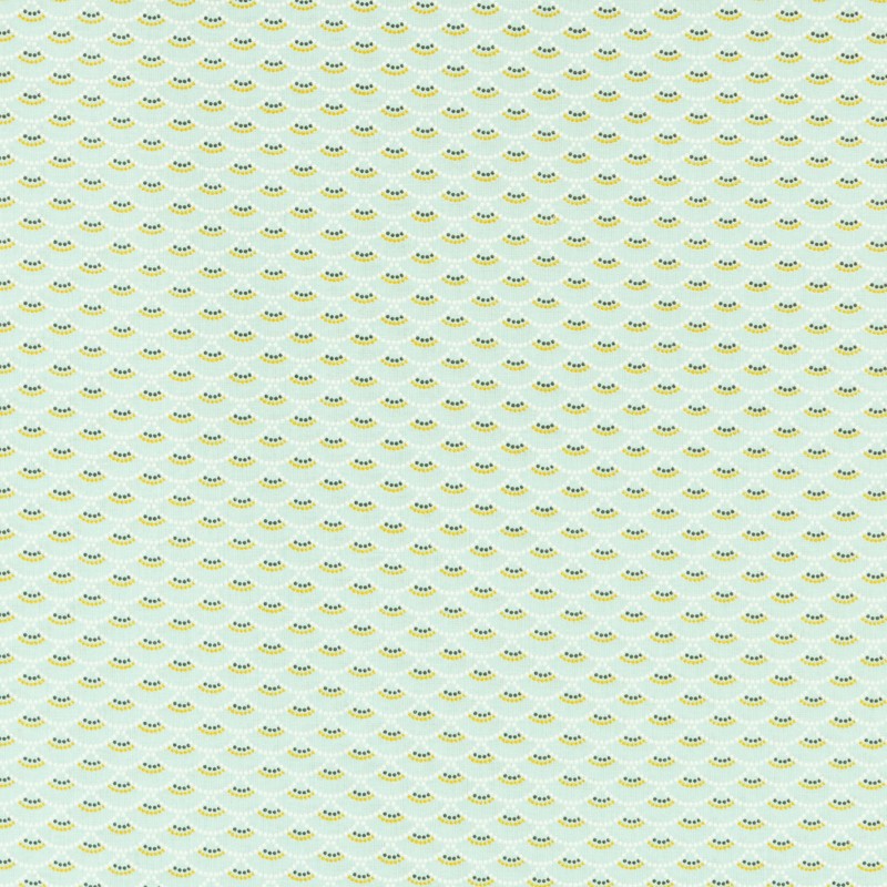 Tissu Patchwork Koi Vert d&#39;Eau - Ribes y Casals