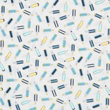 Tissu Patchwork Crayons Bleu - Ribes y Casals