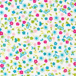 Tissu Patchwork Liberty Vert Aigue Marine - Ribes y Casals