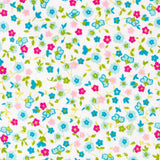 Tissu Patchwork Liberty Vert Aigue Marine - Ribes y Casals