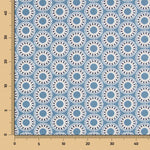 Tissu Patchwork Malawa Bleu - Ribes y Casals