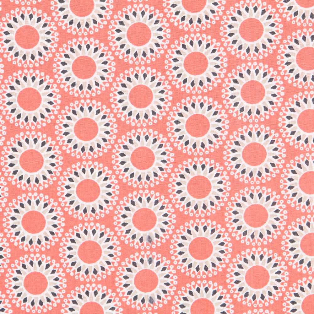 Tissu Patchwork Malawa Orange - Ribes y Casals