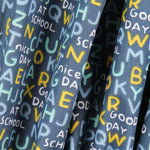 Tissu Patchwork Bleu Majuscule - Ribes y Casals