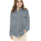 Tissu Patchwork Bleu Majuscule - Ribes y Casals