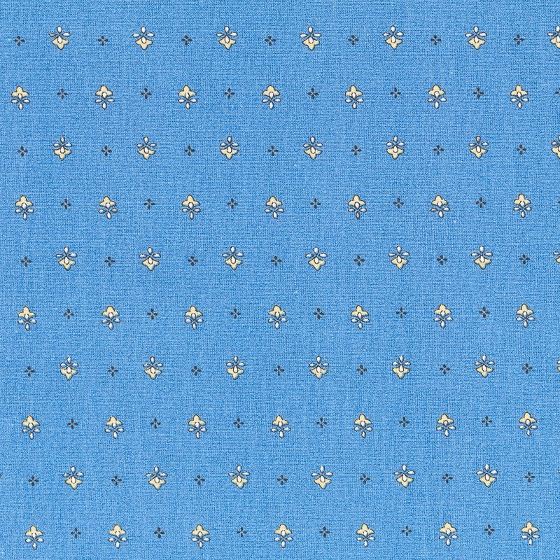 Tissu Patchwork Medaille Bleu - Ribes y Casals