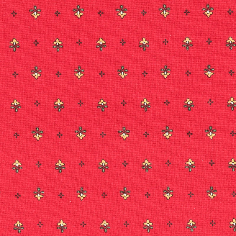 Tissu Patchwork Medaille Rouge - Ribes y Casals