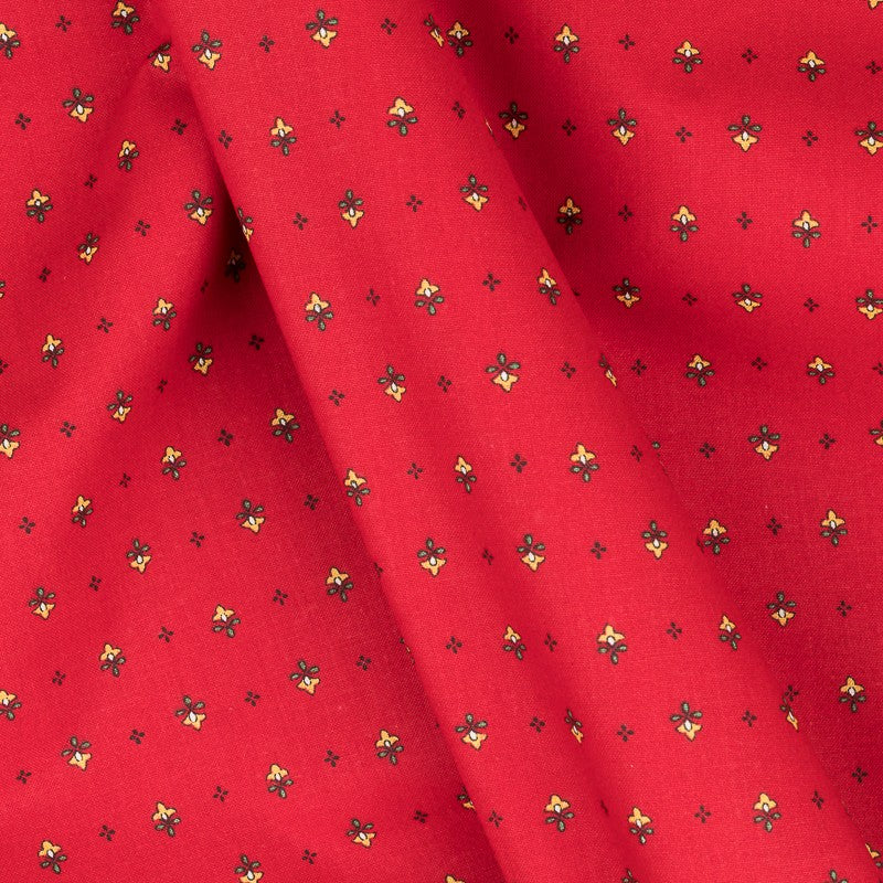 Tissu Patchwork Medaille Rouge - Ribes y Casals