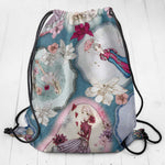 Tissu Patchwork Mirabelle Midnight Garden Aquamarine - Ribes y Casals