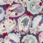 Tissu Patchwork Mirabelle Midnight Garden Violet - Ribes y Casals