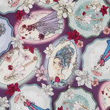 Tissu Patchwork Mirabelle Midnight Garden Violet - Ribes y Casals